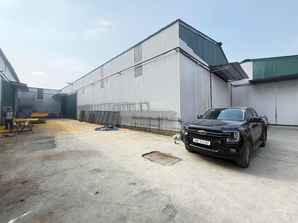 Cho thuê kho xưởng sơn đồng, hà nội 730m2 đất sổ đỏ. giá 65k/m²/th. xe công đỗ cửa.  0963 596 ***