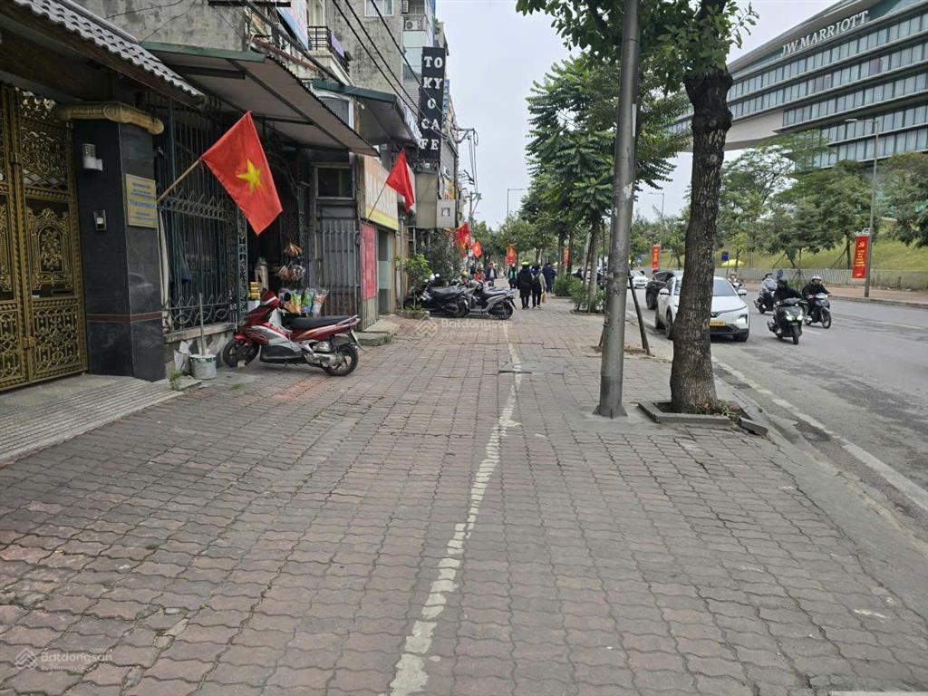 Mặt tiền siêu khủng đối diện jw mariott mặt phố miếu đầmđỗ đức dục 155m2 6t mt10.8m 65tỷ n từ liêm