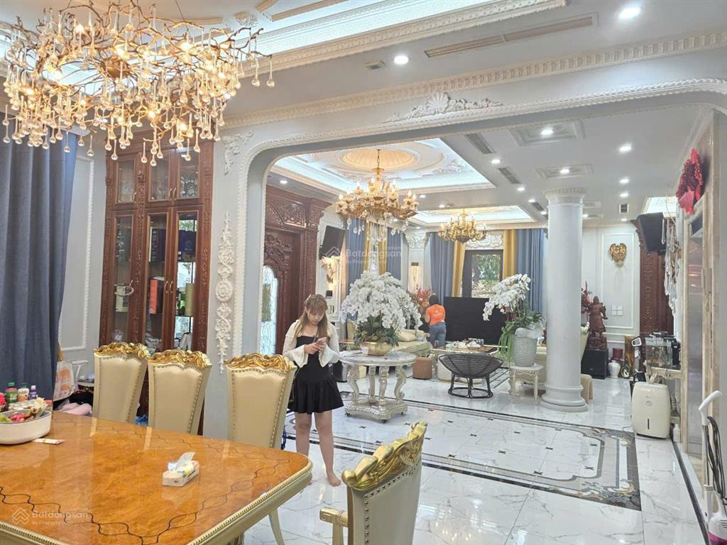 Cực phẩm biệt thự đơn lập lô góc 3thoáng kđt việt hưng 250m2 5tầng thang máy mt30.2m 91tỷ long biên