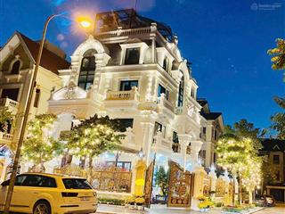 Cực phẩm biệt thự đơn lập lô góc 3thoáng kđt việt hưng 250m2 5tầng thang máy mt30.2m 91tỷ long biên