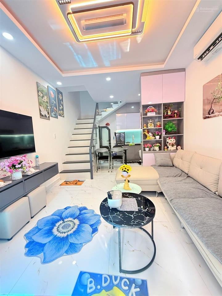 Quận 1  trần khắc chân hẻm ba gác nhà mới full nội thất 2pn sàn 48.2m2 shr 5.15 tỷ