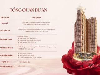 Bán nhanh căn 100m2 3pn 2vs the queen 360 giải phóng giá 8,7 tỷ