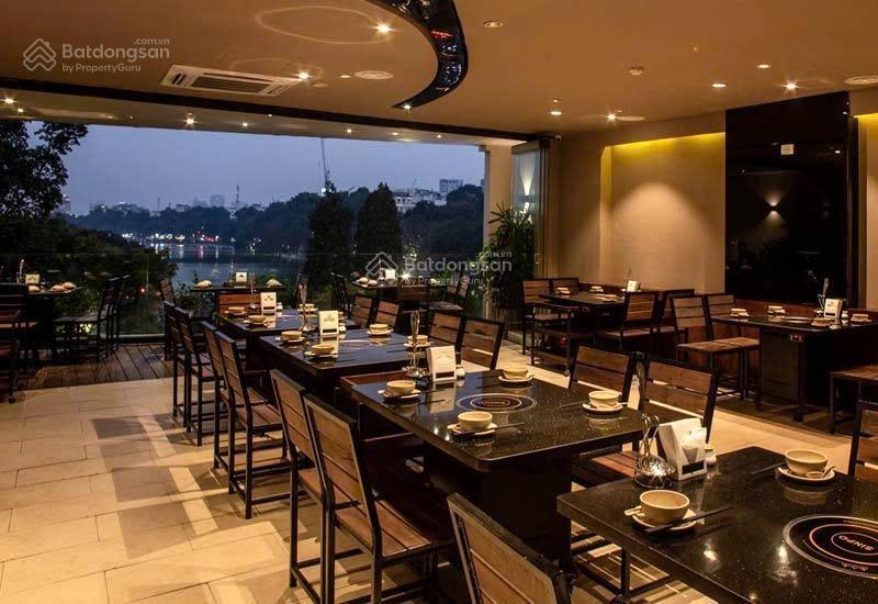 Cho thuê mặt bằng kinh doanh vị trí vàng phố đinh tiên hoàng view hồ gươm mặt tiền 12m
