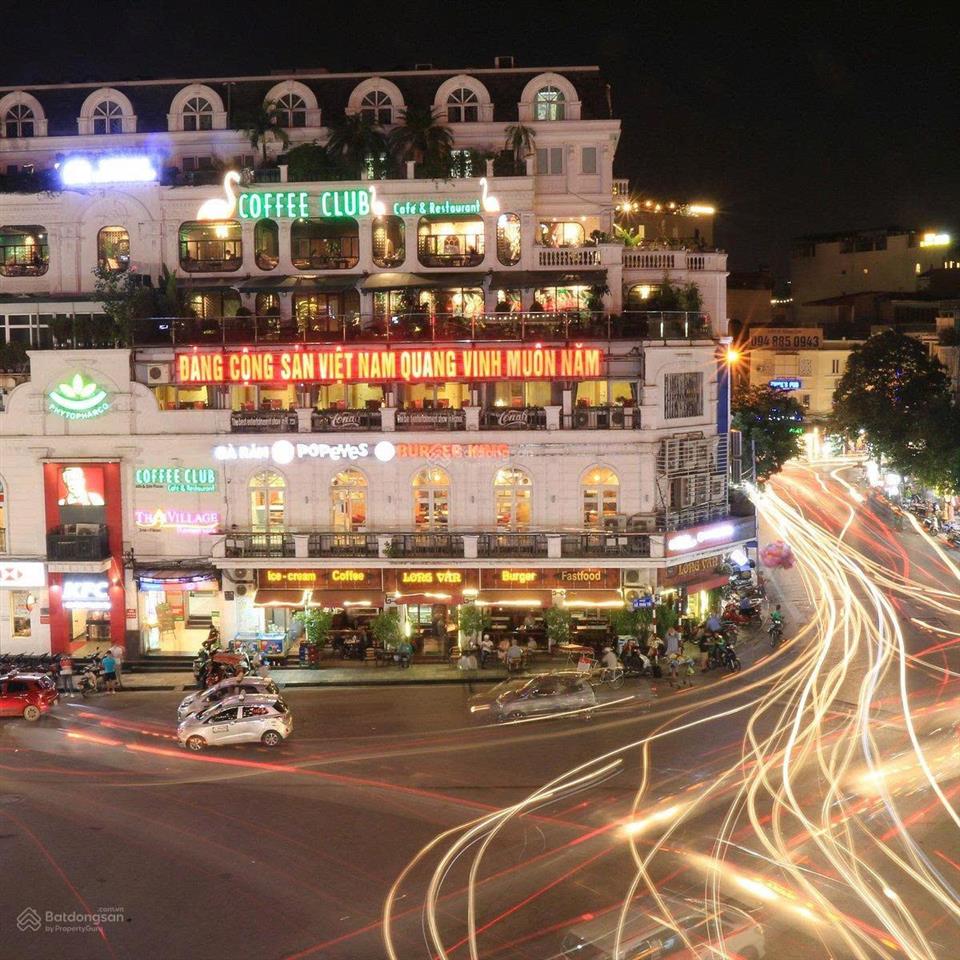 Cho thuê mặt bằng kinh doanh vị trí vàng phố đinh tiên hoàng view hồ gươm mặt tiền 12m