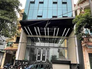 Cho thuê nhà vũ trọng phụng dt 85m²x 8t, thông sàn, thang máy, đường 2 ô tô tránh đỗ. giá 50tr/th