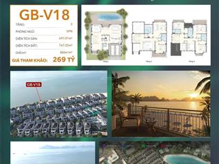 Bán bt tại khu đô thị hạ long marina, 269 tỷ, 767.22m2, giá cực chất