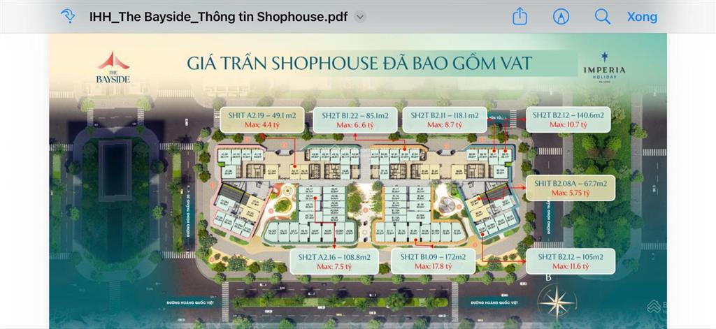 Bán shophouse khối đế tại chung cư, 11 tỷ, 140.6m2, giá tốt