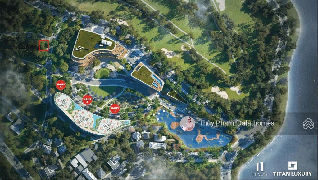 Bán đất kqh golf valley đà lạt | lô góc 2 mặt tiền