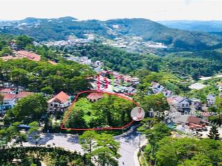 Bán khu đất lớn đường hùng vương đà lạt | vị trí 2 mặt tiền đường chính vòng cung bo tròn