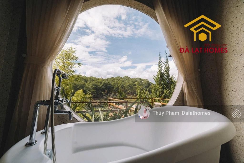 Bán khu resort sinh thái đường khe sanh đà lạt | khuôn viên 1,3 ha mặt tiền đường chính view thông