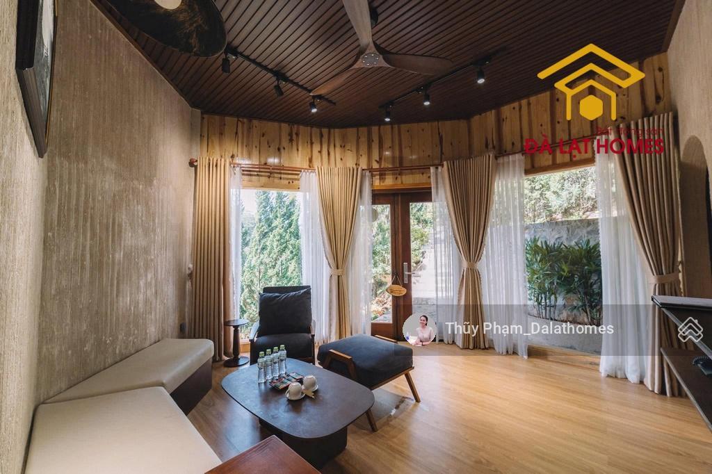Bán khu resort sinh thái đường khe sanh đà lạt | khuôn viên 1,3 ha mặt tiền đường chính view thông