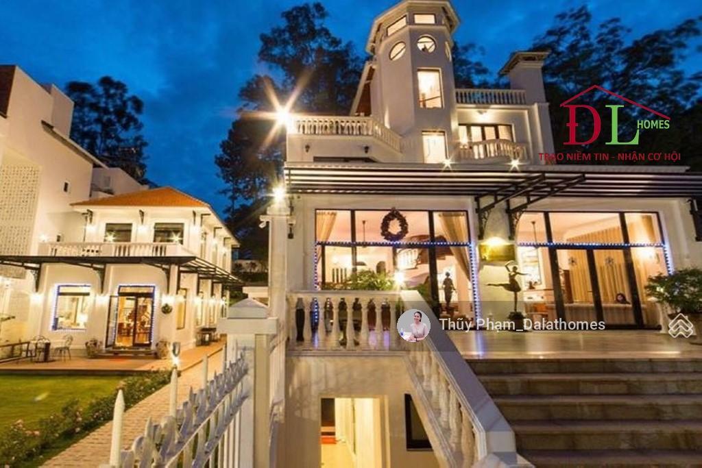 Bán biệt thự đường đinh tiên hoàng đà lạt | mặt tiền đối diện sân golf đồi cù