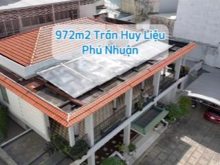 Cần bán nhà mặt tiền thụt trần huy liệu, p11, phú nhuận. dtcn 972m2. giá bán 185 tỷ