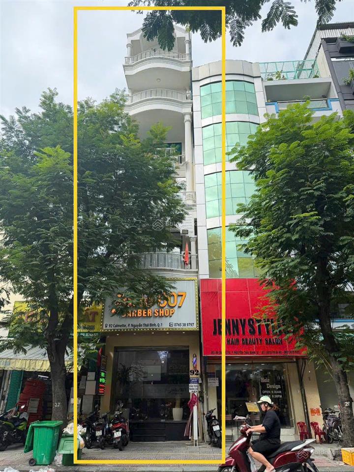 Cần bán nhanh nhà mt calmette, p. bến thành, q1. dt 4x18.5m, 7 tầng. giá bán 58 tỷ