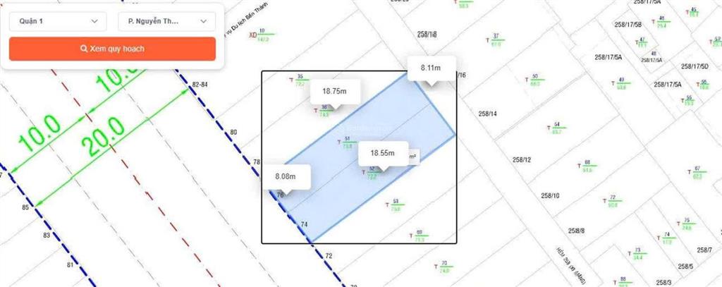 Bán nhà mt calmette p. nguyễn thái bình, q1. dt 8x18.2m. giá bán 113,5 tỷ tl