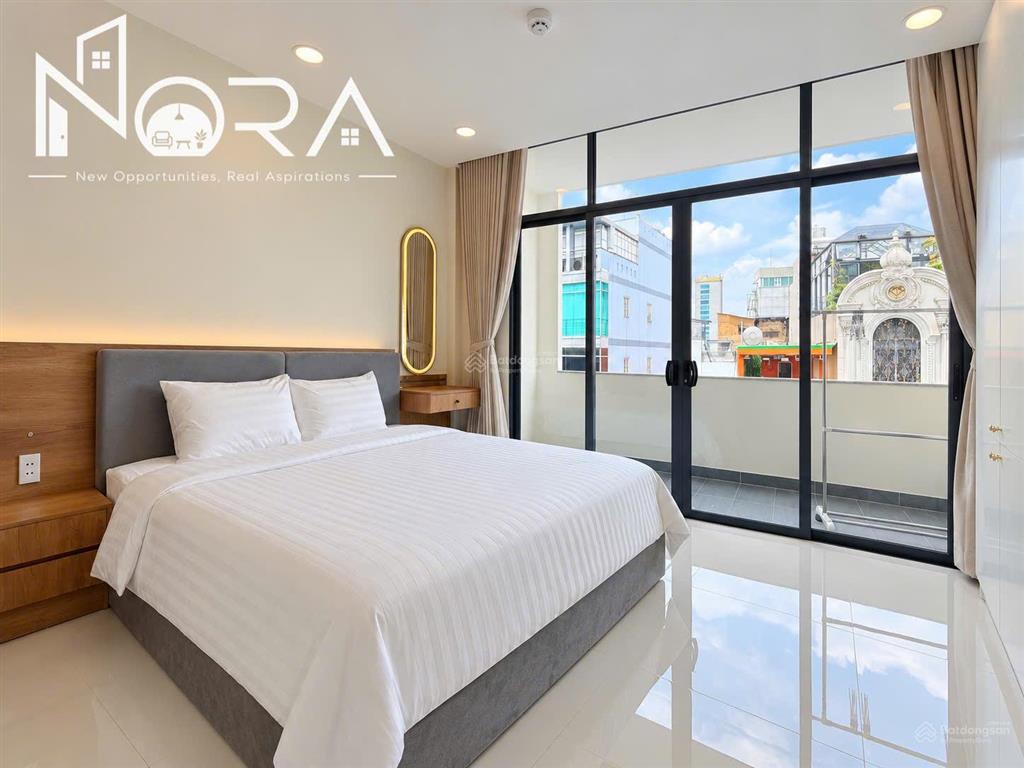 Cho thuê căn hộ dịch vụ 1pn ban công 45m2 máy giặt riêng gần sân bay tân sơn nhất, quận tân bình