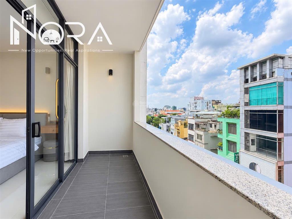 Cho thuê căn hộ dịch vụ 1pn ban công 45m2 máy giặt riêng gần sân bay tân sơn nhất, quận tân bình