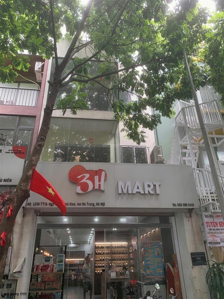 Cho thuê nhà mặt phố mai hắc đế dt 120m2 x 4 tầng, mt 5m, nhà mới, thông sàn, giá 60 tr/th