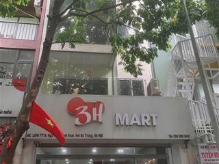 Cho thuê nhà mặt phố mai hắc đế dt 120m2 x 4 tầng, mt 5m, nhà mới, thông sàn, giá 60 tr/th