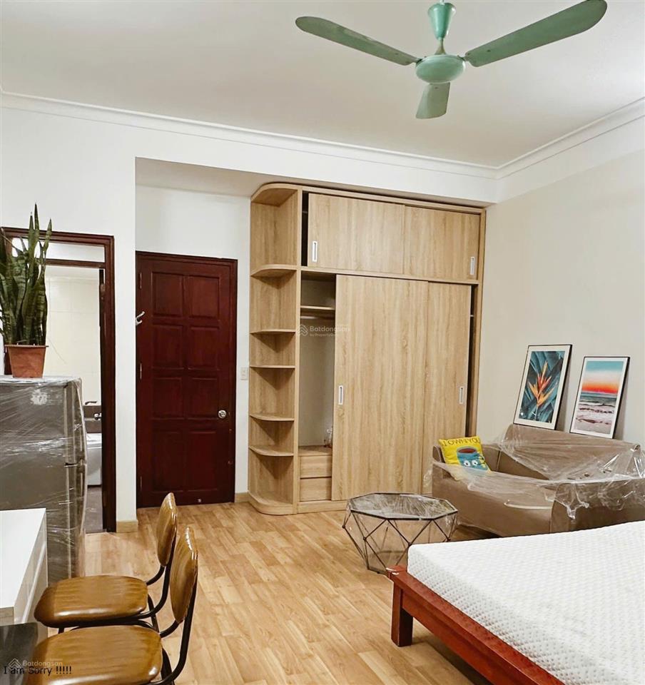 Cho thuê căn hộ 1 ngủ, 220 phố bà triệu, dt 40m2, nội thất như ảnh, 8 triệu/tháng