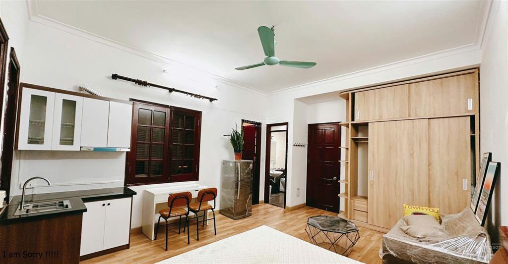 Cho thuê căn hộ 1 ngủ, 220 phố bà triệu, dt 40m2, nội thất như ảnh, 8 triệu/tháng