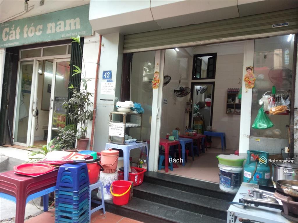 Cho thuê cửa hàng mặt phố hàng giầy  lương ngọc quyến  dt 30m2  mt 4m  50tr. kd mọi loại hình