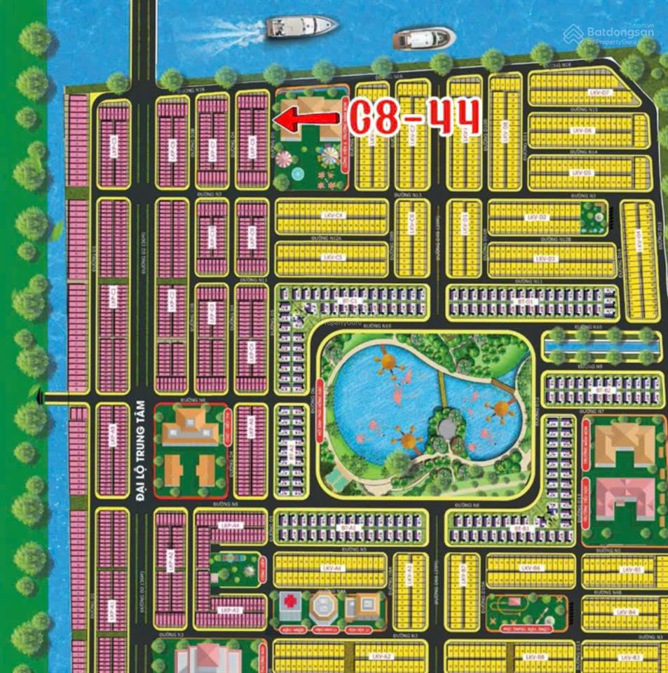 Suất nội bộ trực tiếp cđt  lô biệt thự 100m² daresco đức hòa giá chỉ 1,350 tỷ