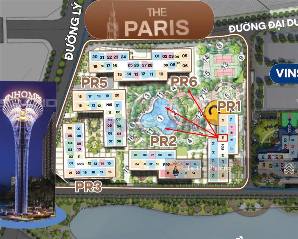 Studio paris view bể bơi dt29.8m2 giá 2.4x tỷ, tầng đẹp.  0928 508 ***