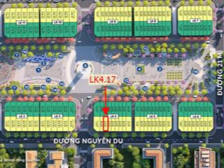 Bán shophouse phố đi bộ quảng trường  center square thái nguyên 100m2, 6 tầng, sổ lâu dài. giá cđt