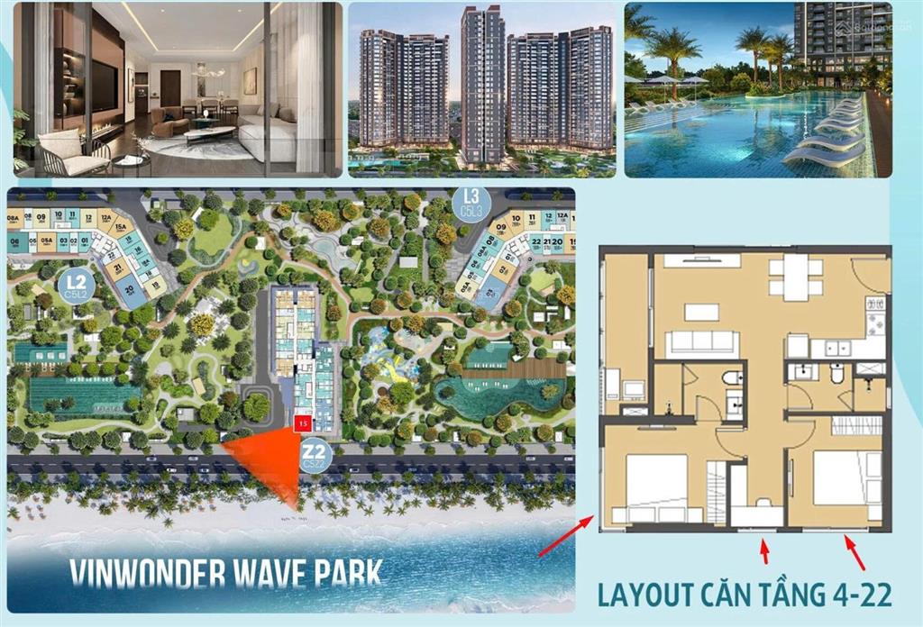 Siêu phẩm căn hộ 2pn + 1 view biển hồ  masteri grand coast tầng cao, giá tốt nhất thị trường
