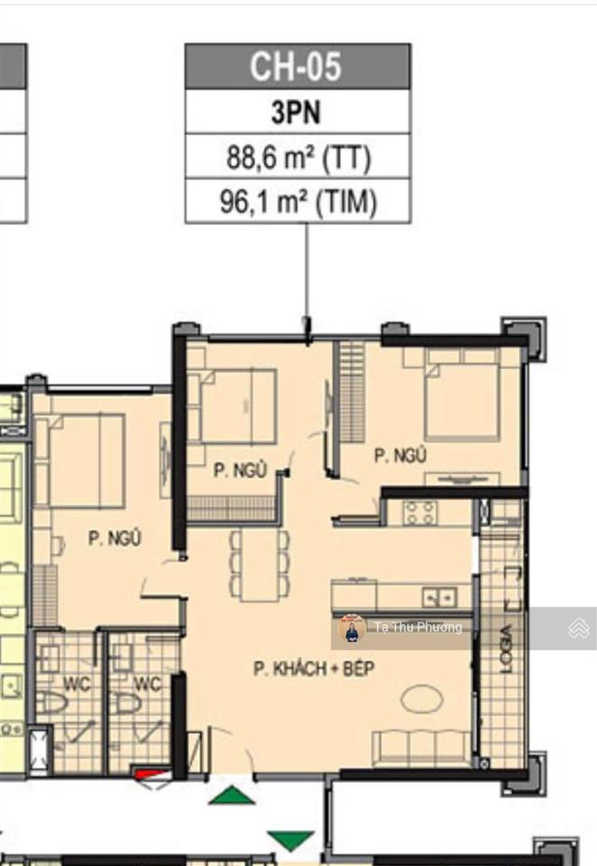 Bán căn 3pn 2wc 88,6m2 đông nam  căn góc siêu thoáng  the paris  vinhomes ocean park