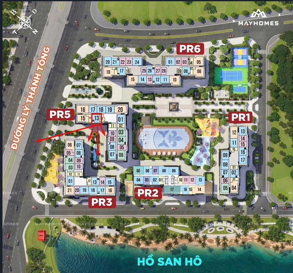 Sở hữu căn 2pn2vs tòa paris  view nội khu tây nam, giá chỉ 3.850tỷ  0928 508 ***