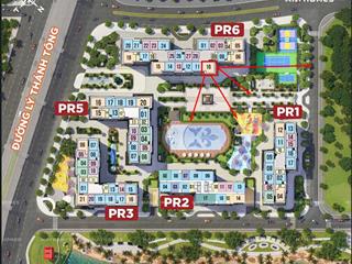Cực rẻ! tặng voucher 500tr cho căn 3pn tòa paris 86.1m2, đông nam, view bể bơi đơn giá chỉ 5,4 tỷ