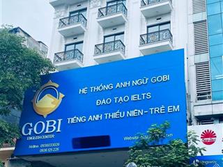 Gấp  bán gấp nhà mặt phố hoàng cầu  view hồ siêu đẹp, 1 mặt phố 1 mặt ngõ  220m2 x 9t  mt 11m
