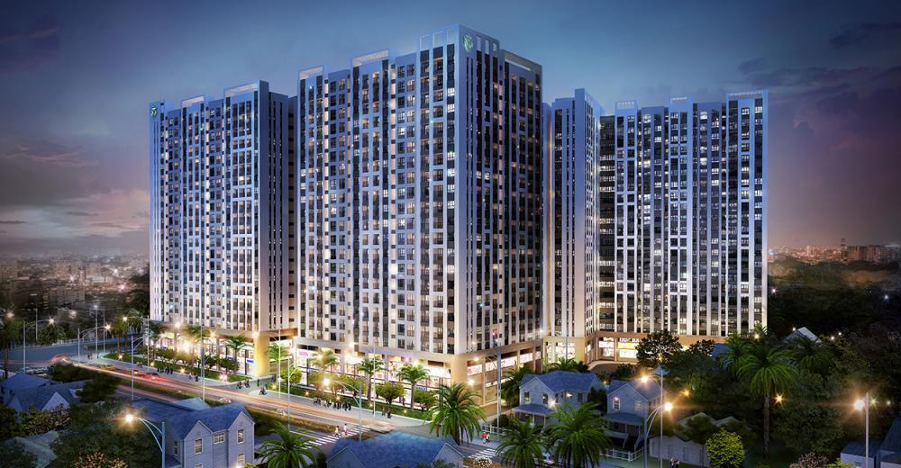Cho thuê căn hộ richstar, 15,5 triệu, 80m2, đầy đủ nội thất cơ bản tại hòa bình, tân phú