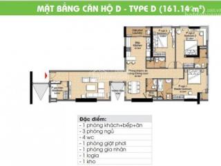 Bán căn hộ 161m24pn4wc, tại the era town, phú mỹ, q7, hcm. căn góc, view sông. giá 4 tỷ 150