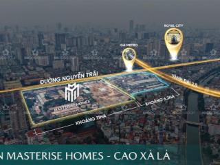 Dự án chung cư cao cấp masterise homes tại dự án vin cao xà lá. vị trí đất vàng tại hà nội