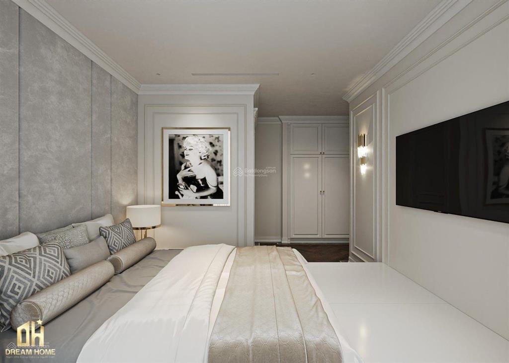 Bán căn duplex 252m2, 4 ngủ, full nội thất cao cấp, tầng cao view hồ tây tại han jardin