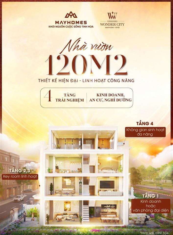 Bán lại căn liền kề 120m2 giá rẻ hơn 3 tỷ so với căn bên cạnh, khu compoud khép kín bình minh