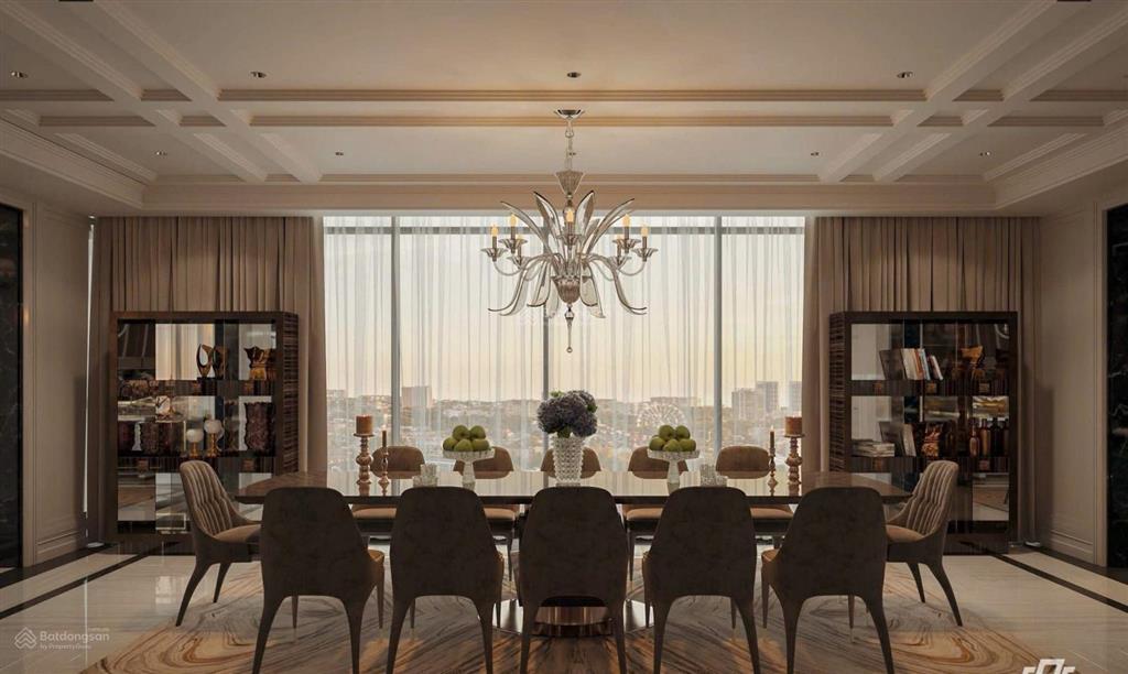 Bán penthouse 359m2, 5 ngủ + 5wc han jardin ngoại giao đoàn, view trực diện hồ tây, sổ đỏ lâu dài
