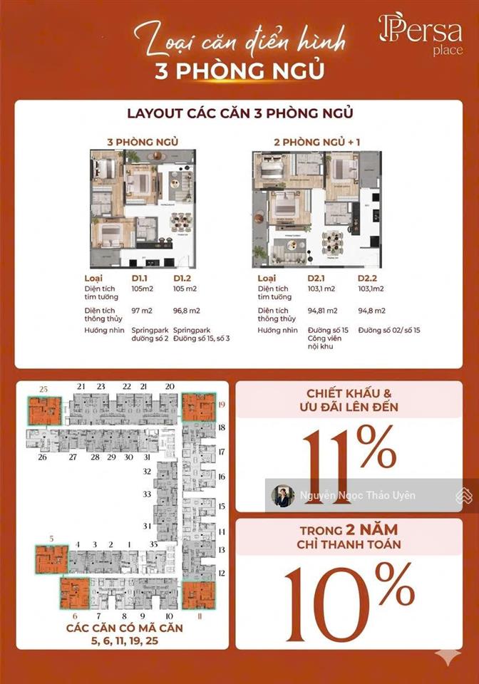 Hot chính thức nhận booking  56tr có hoàn lại cho persa place (springville nhơn trạch)
