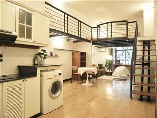 Cho thuê căn hộ duplex ntmk, quận 1  gần cầu bason, cầu thị nghè  trục lê duẩn  đh khxh & nv