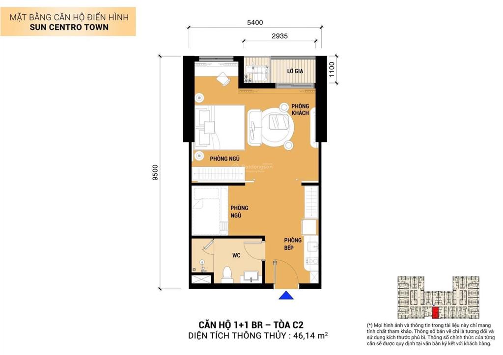 Căn hộ 1pn sun centro town chỉ 2,2 tỷ chốt nhanh kẻo lỡ