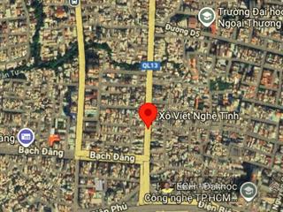 Bán nhà góc 2 mặt tiền xô viết nghệ tĩnh 52 tỷ ngang 9,9m ( nở hậu 16,78 ) x dài 27m tin thật