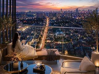 Bán căn hộ 4 phòng ngủ 3 wc căn góc biệt thự trên không tầm view panorama skyline đắt giá