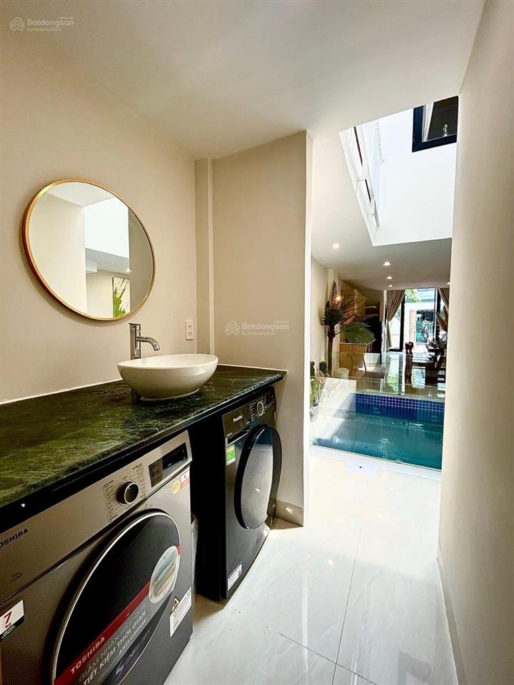 Căn homestay hồ bơi mới 100% ngay sát bãi biển mân thái  dòng tiền 45triệu/tháng