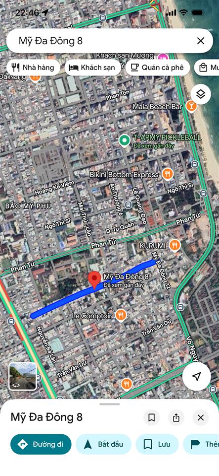 Bán nhà 2 tầng mỹ đa đông 8 ngay phố tây an thượng cách bãi tắm mỹ khê 500m