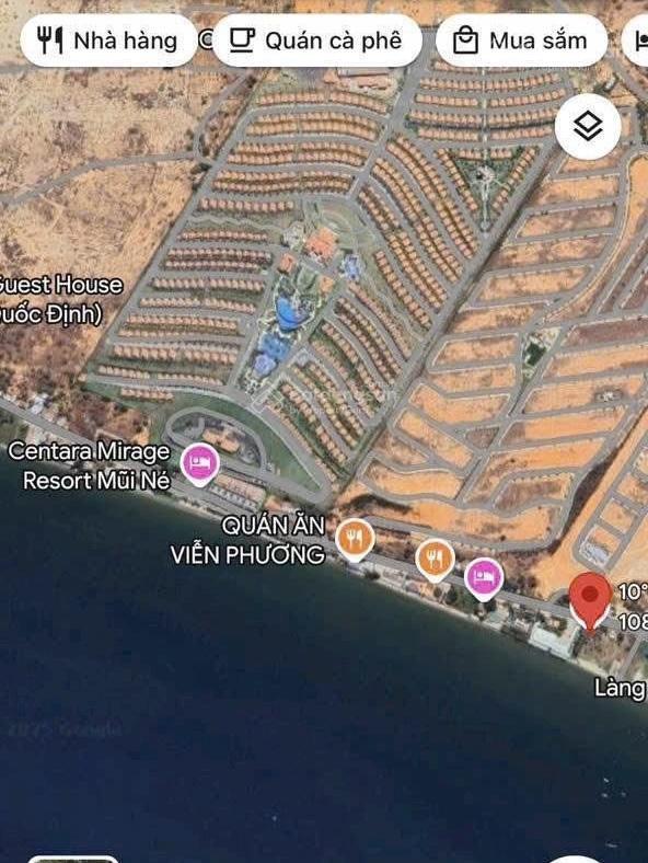 Bán đất 1860m2, sổ riêng, kế resort centara mỉage mũi né, thành phố phan thiết giá 24 tỷ 900 có tl