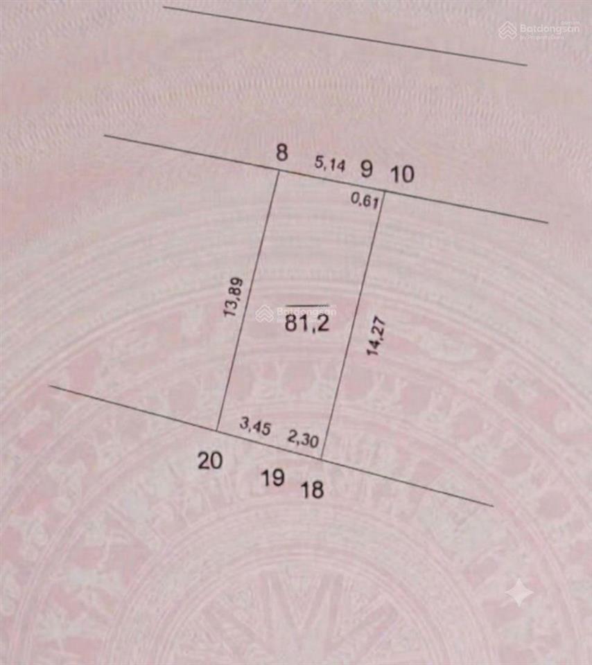 Bán mảnh đất đông mỹ  vạn phúc 81m2, ngõ thông, ô tô vào, khu dân cư, giá 5 tỷ