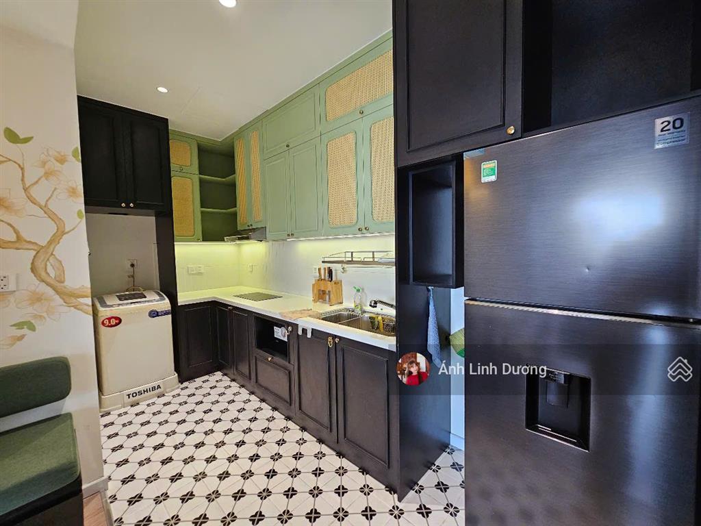 Cho thuê căn 1pn phong cách indochine  the sun avenue giá chỉ 16 triệu/tháng